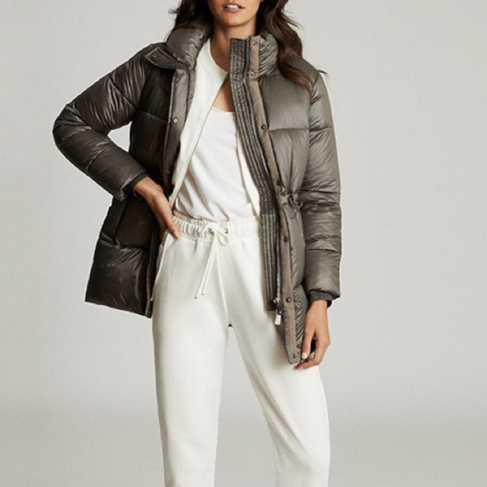 REISS Lilah khaki jacket